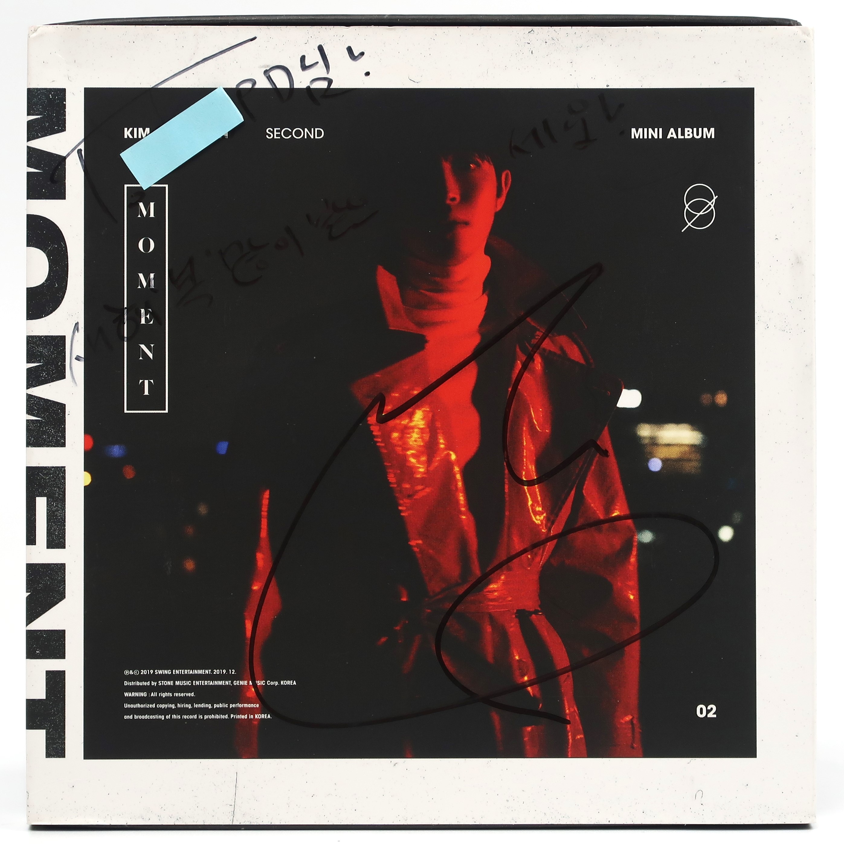Kim Jaehwan - Moment Signed CD Album Promo K-Pop 2019 Jae Hwan Wanna One