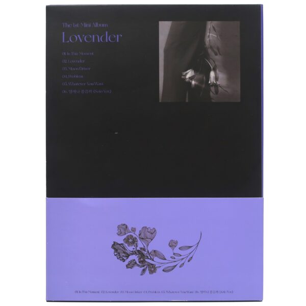 IMG_5784 Han Seung Yun - Lovender 1st Mini Album Signed + Message Promo CD Lunafly D82