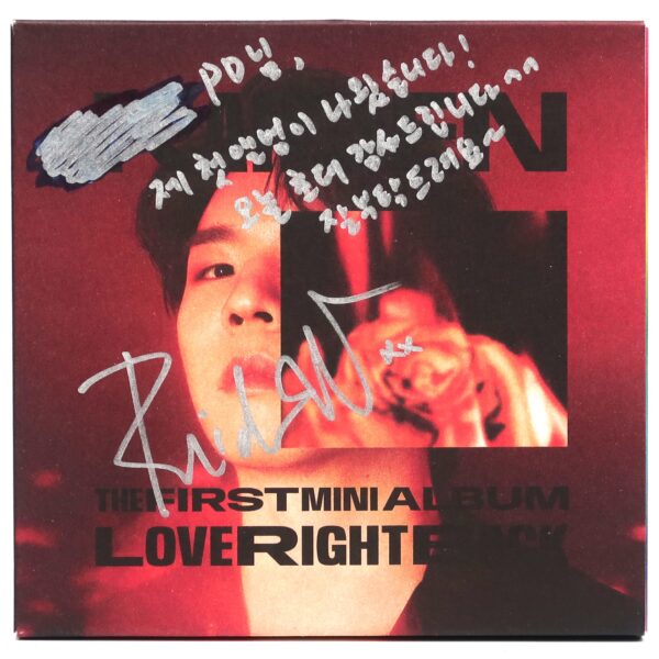 IMG_6136 Raiden - Love Right Back Signed Autographed CD Album Promo K-Pop 2021