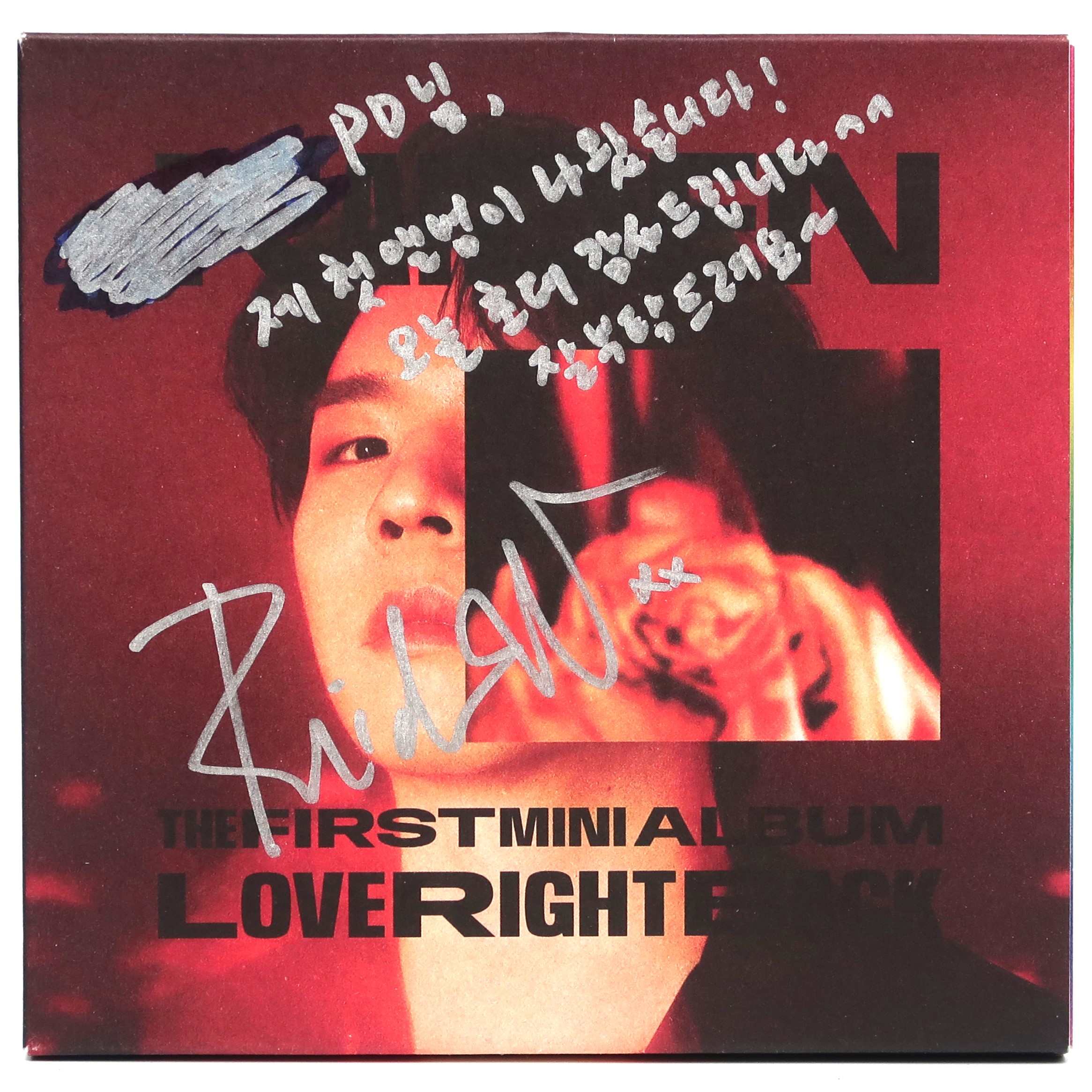Raiden - Love Right Back Signed Autographed CD Album Promo K-Pop 2021