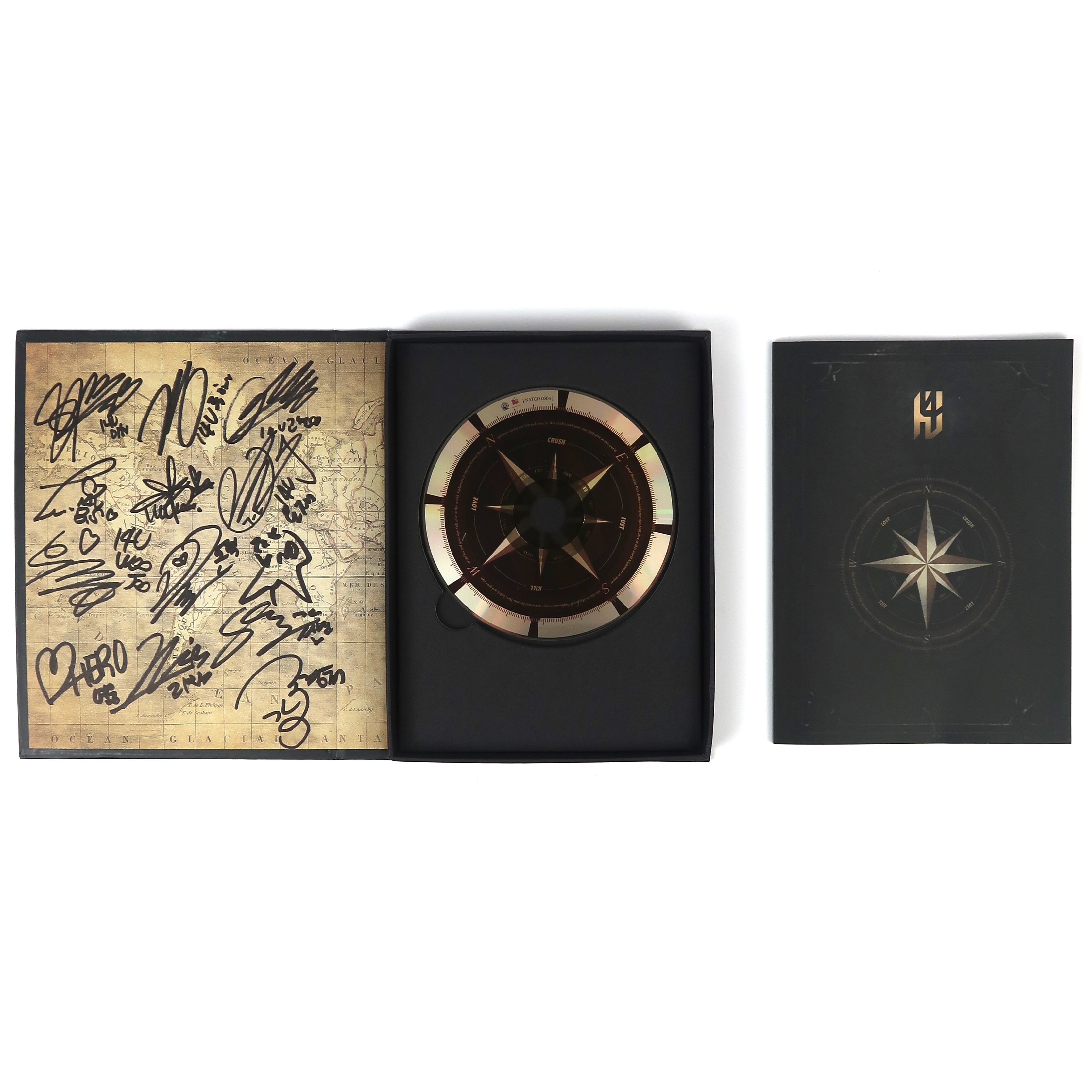 14U - Compass Signed Autographed CD Single Album Promo K-Pop 2018