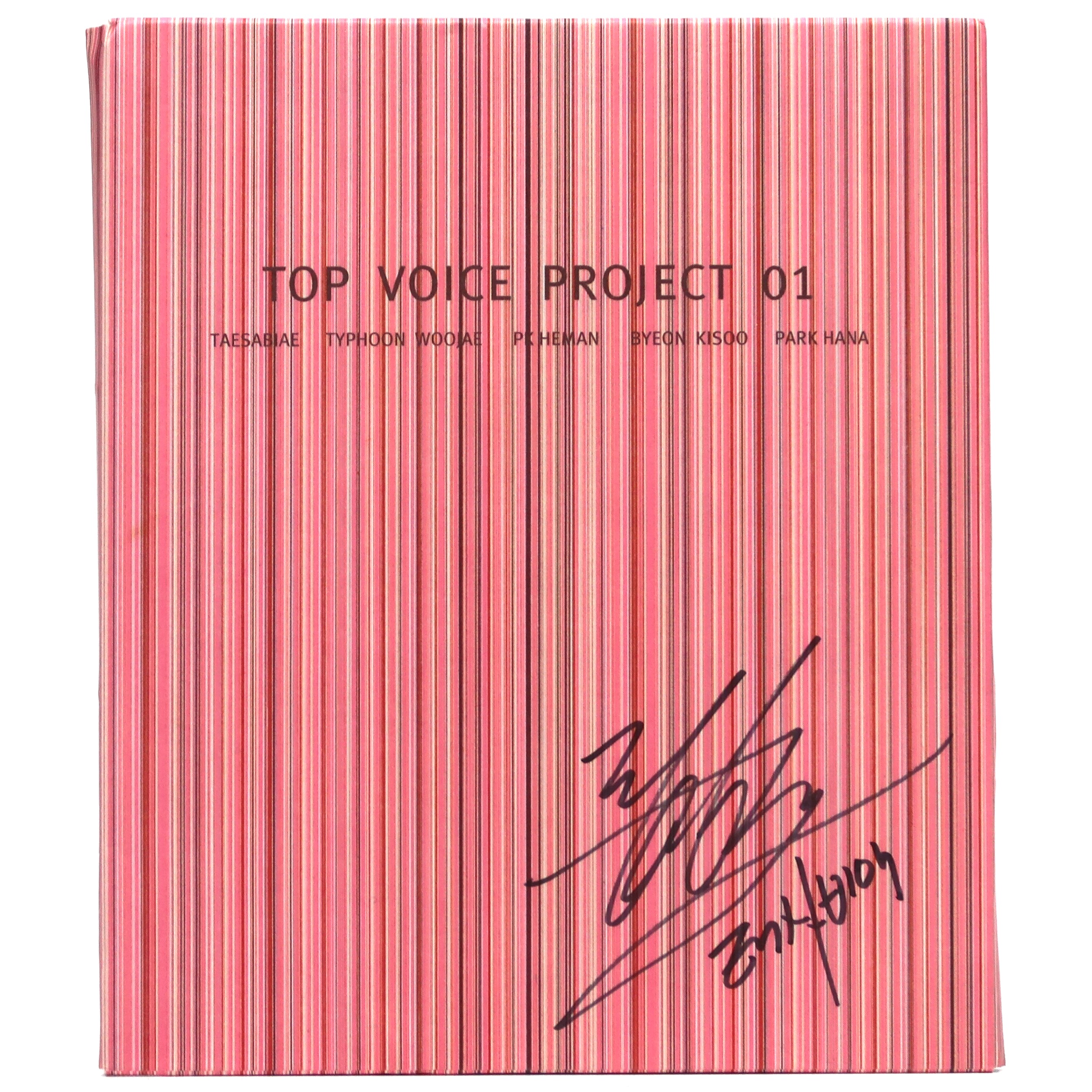 Top Voice Project 01 Taesabiae Signed Autographed CD Album K-Pop