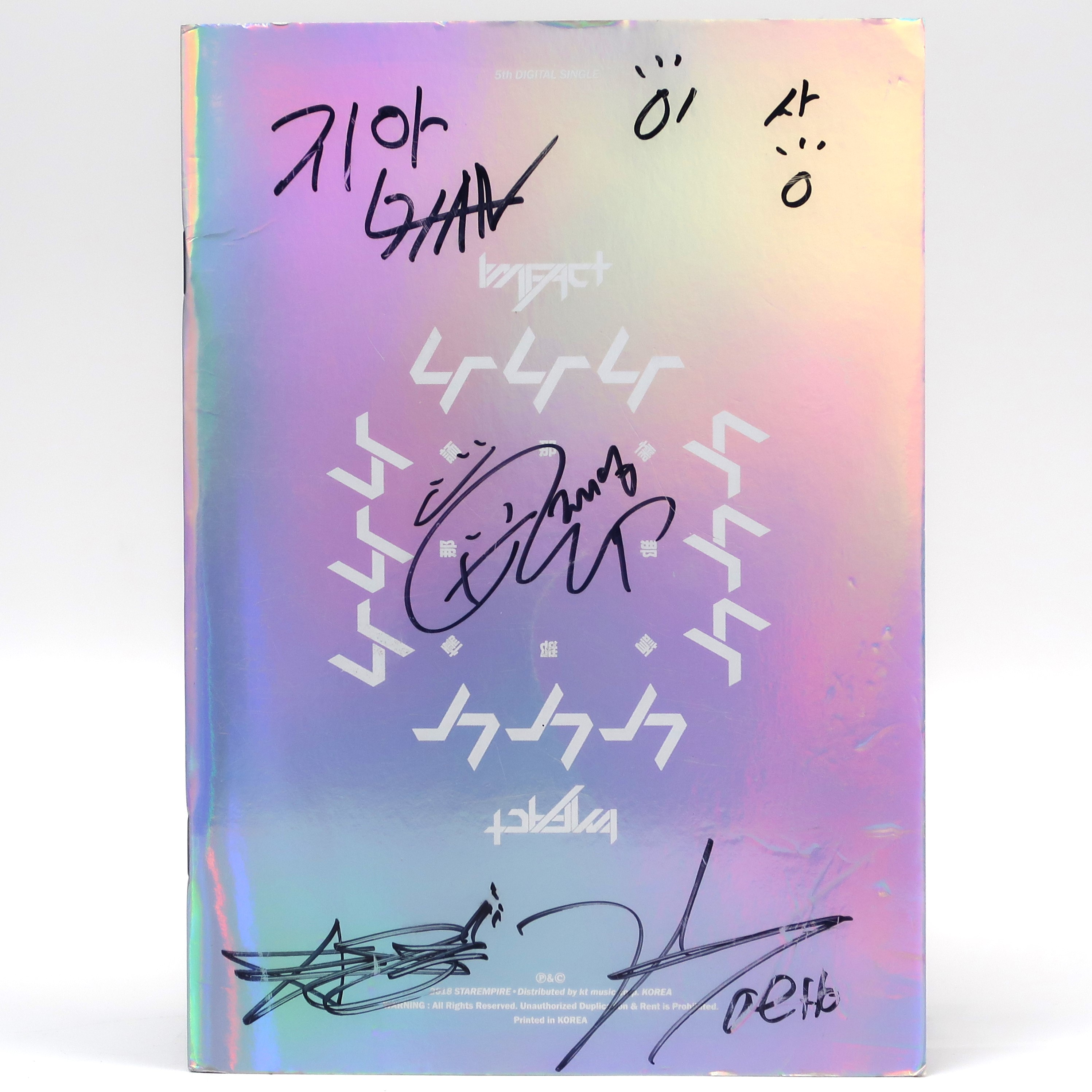 Imfact - Nanana Signed Autographed CD Album Promo K-Pop 2018 懦那䛔