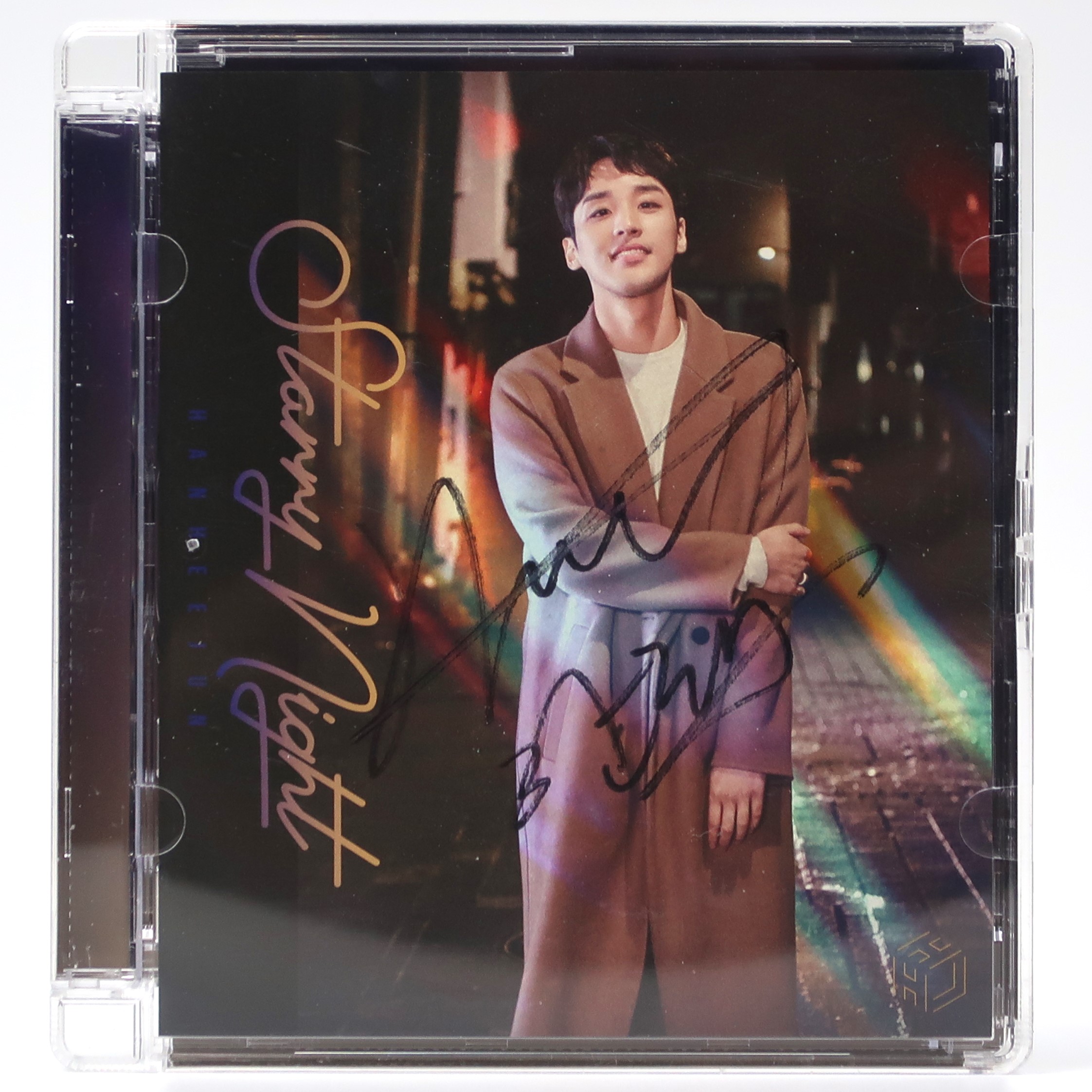 Han Hee Jun - Starry Night Signed Autographed CD Album Promo K-Pop 2018