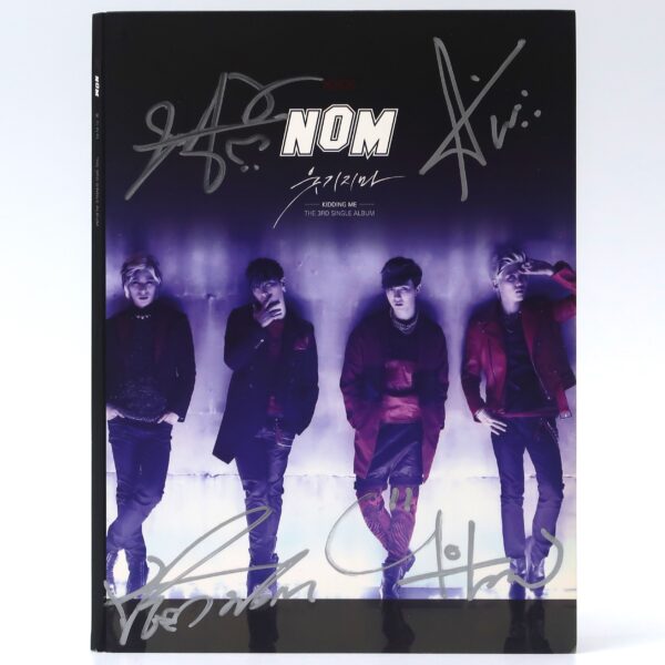 Nom - Kidding Me 3rd Single Album Signed Autographed CD Promo K-Pop 2015