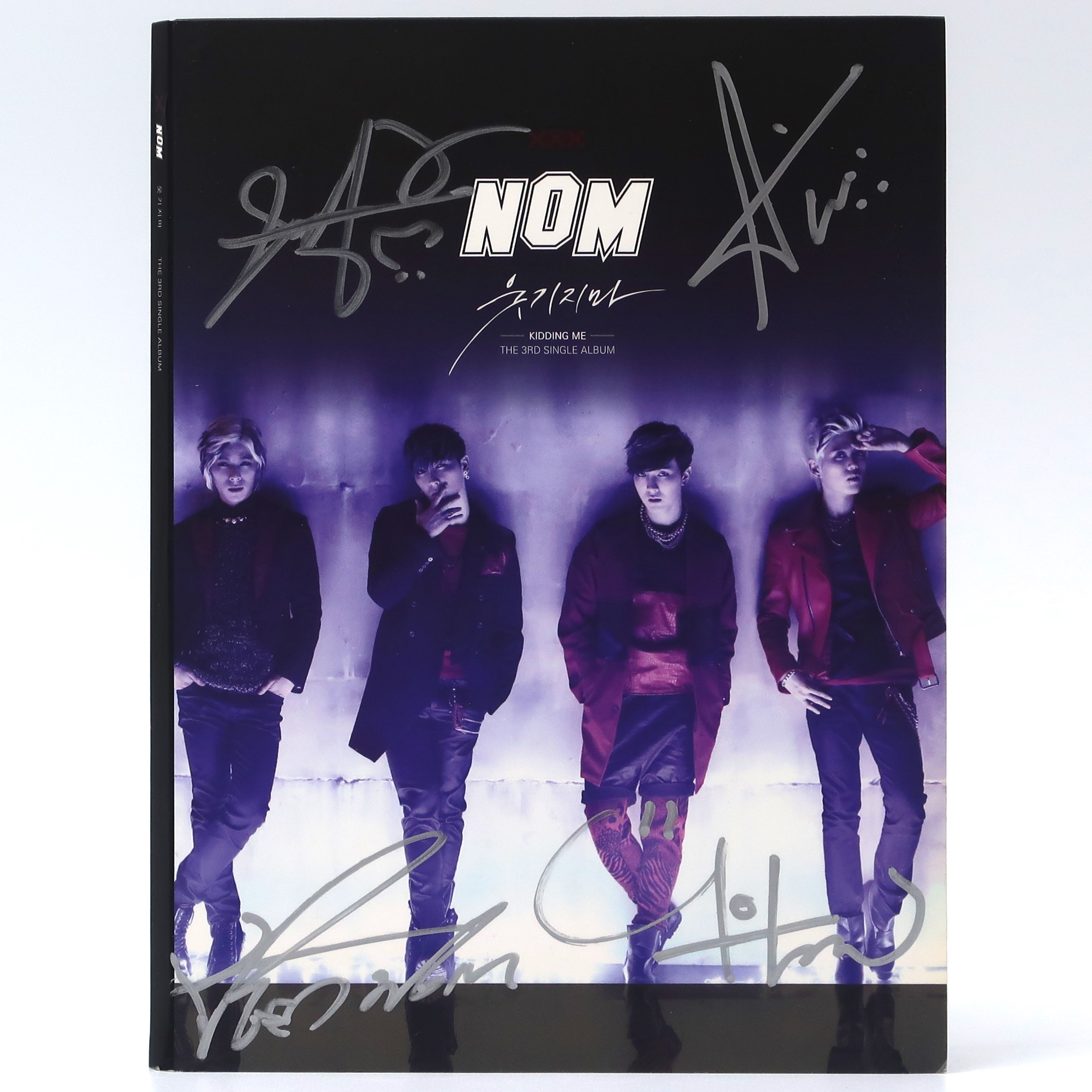 Nom - Kidding Me 3rd Single Album Signed Autographed CD Promo K-Pop 2015