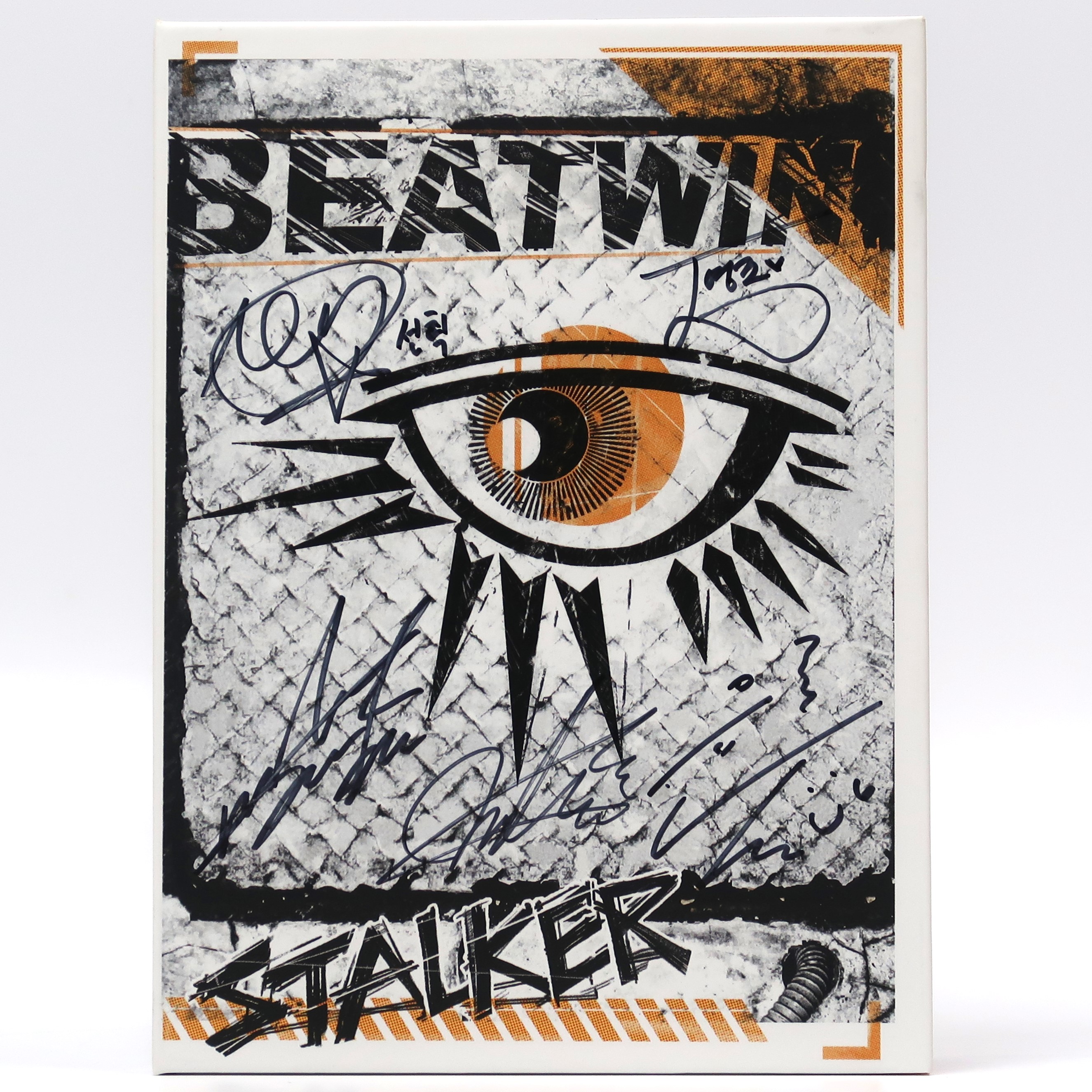 Beatwin - Insatiable 1st Mini Album Signed Autographed Promo CD 2015 Stalker