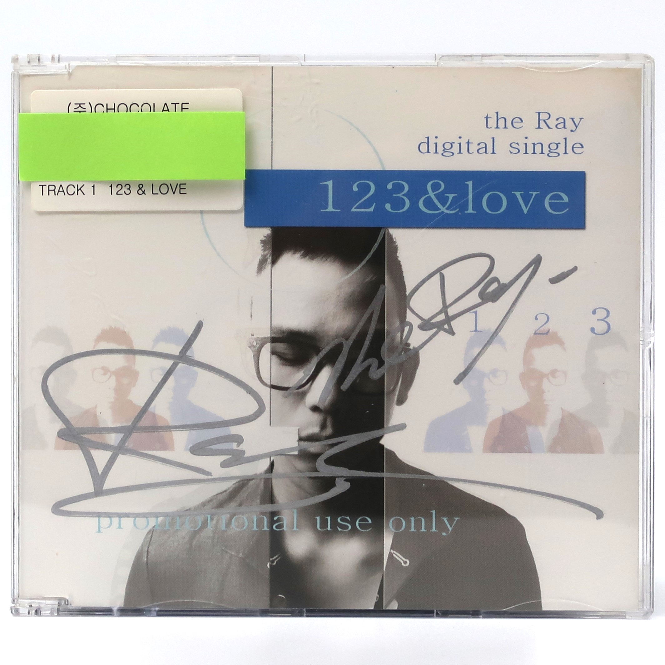 The Ray - 123 & Love Signed Autographed CD Single Album Promo K-Pop R&B 2019