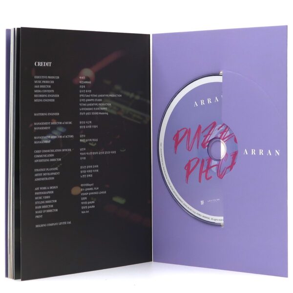 IMG_6601 Arran - Puzzle 9 Pieces 1st Album Signed + Message Promo CD 2019