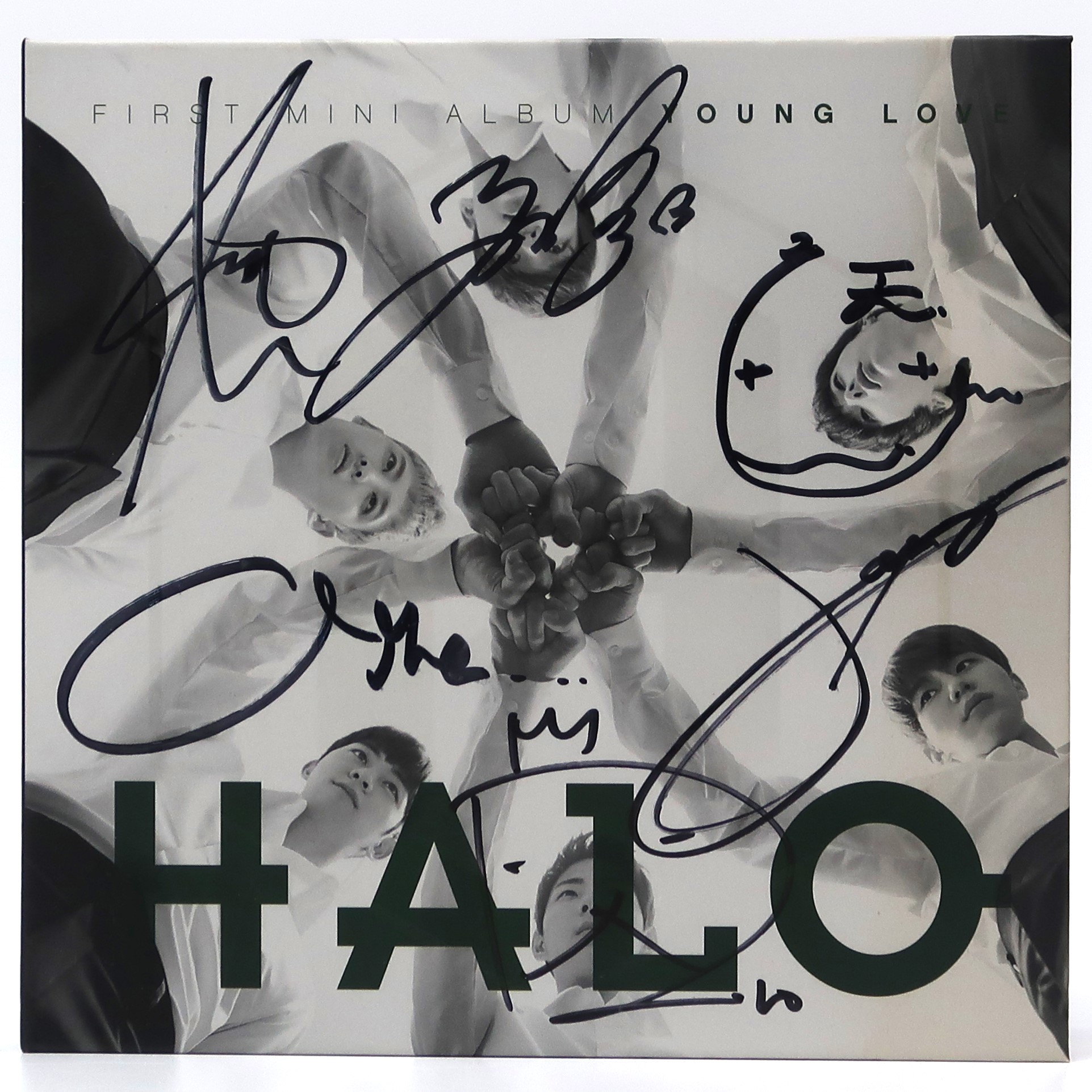 Halo - Young Love Signed Autographed CD Album Promo K-Pop 2015
