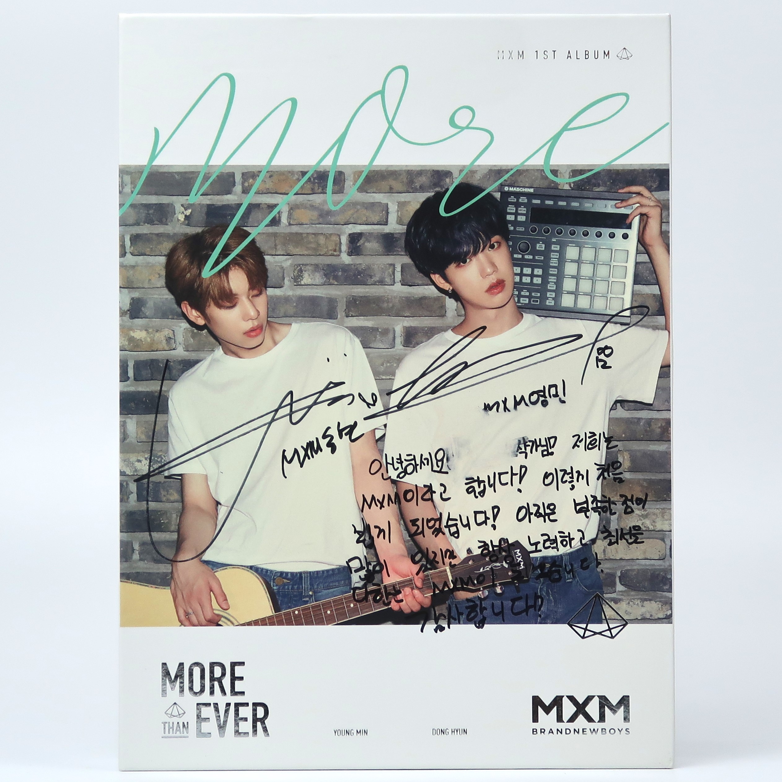 MXM - More Than Ever Signed Autographed + Message CD Album Promo K-Pop 2018