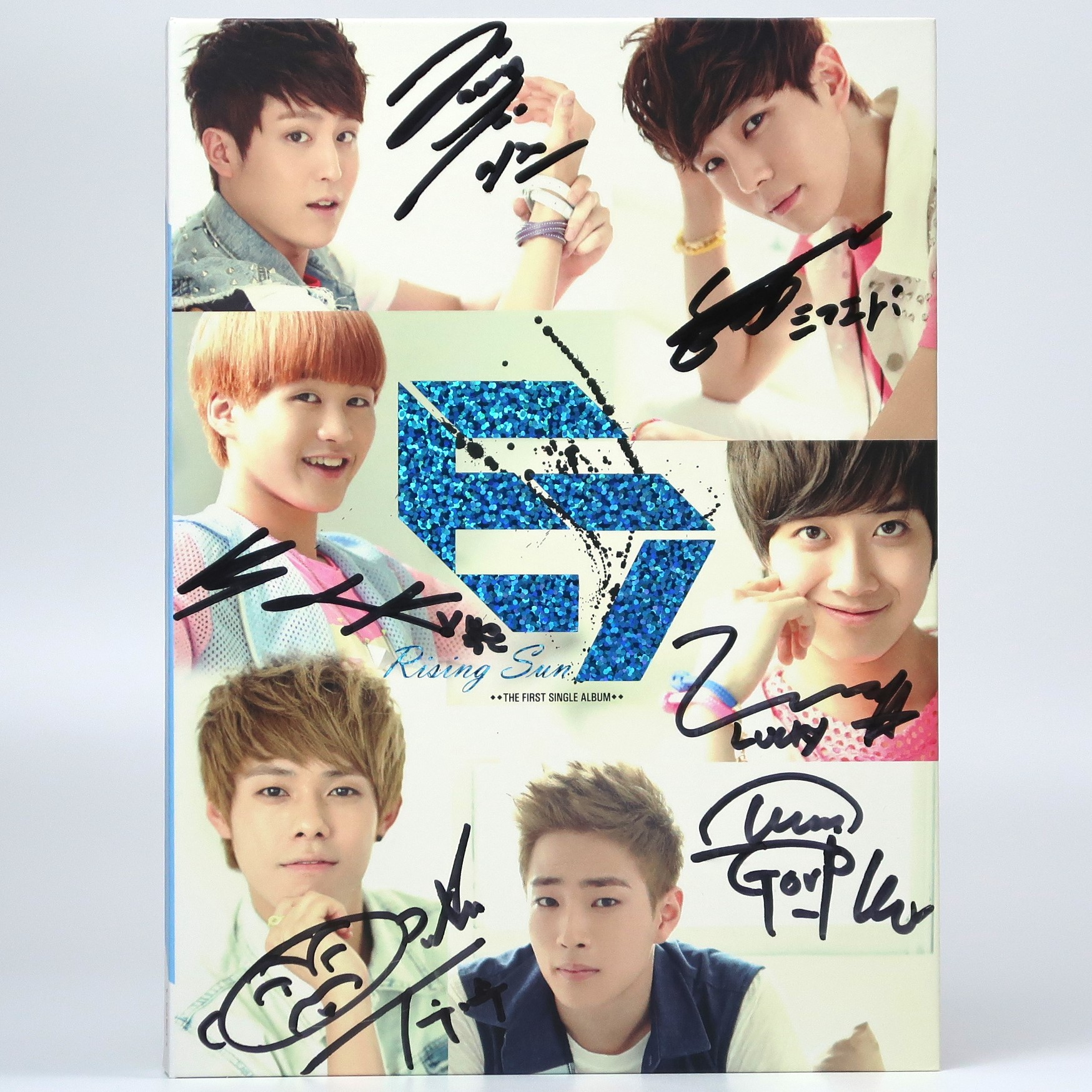 E7 - Rising Sun Signed Autographed CD Album Promo K-Pop 2012