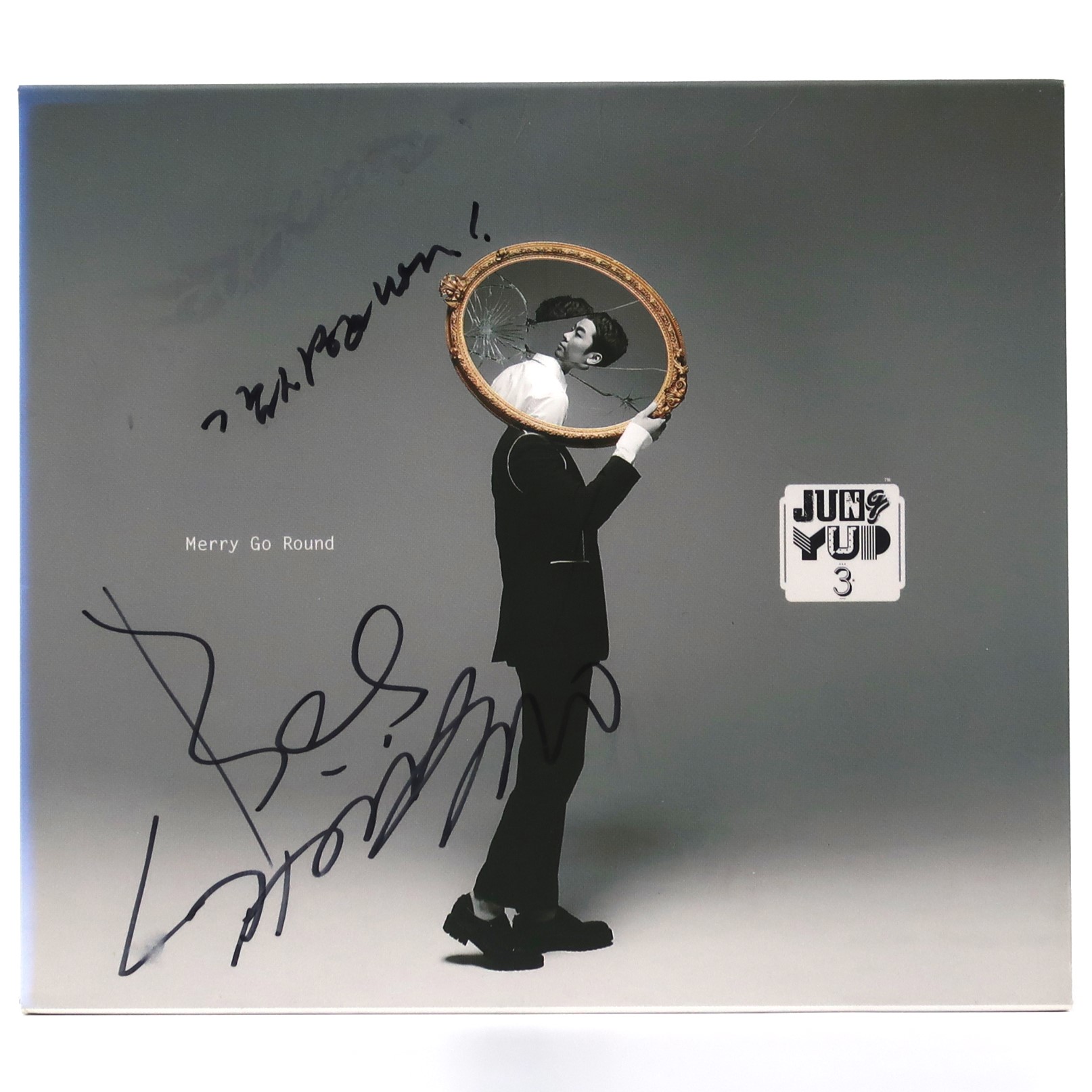 Jung Yup - Merry Go Round Signed Autographed CD Album Promo K-Pop 2014