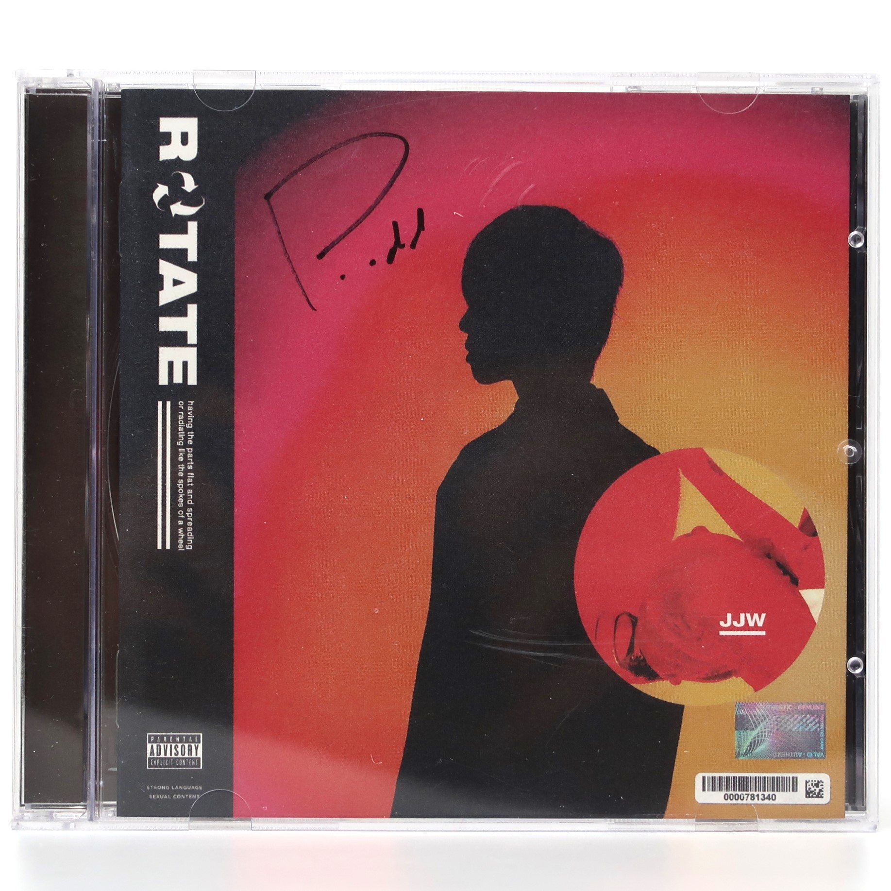 Jung Jinwoo - Rotate Signed CD Album Promo K-Pop 2018 Planetarium Records