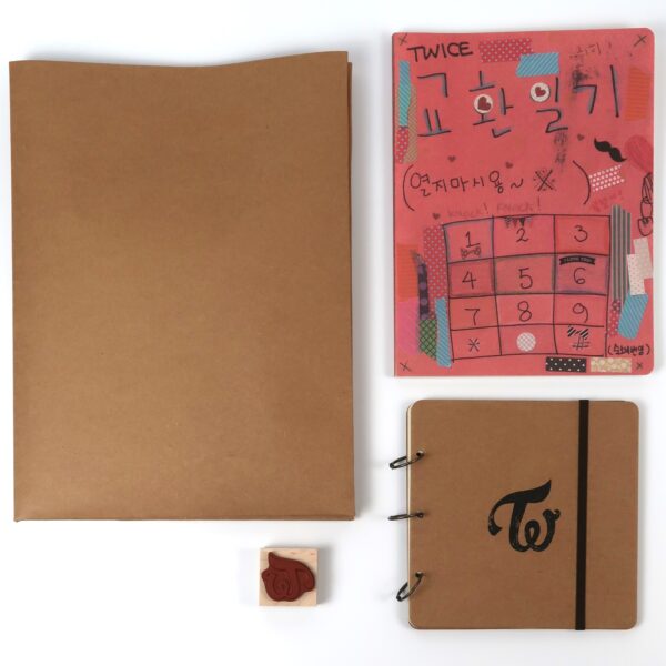 Twice In Switzerland Notebook Diary Stamp Full Set Goods