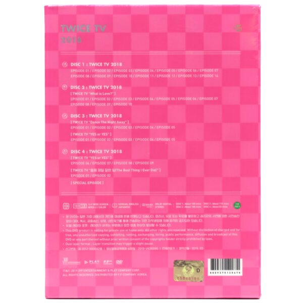 Twice TV 2018 DVD Set New Factory Sealed K-Pop