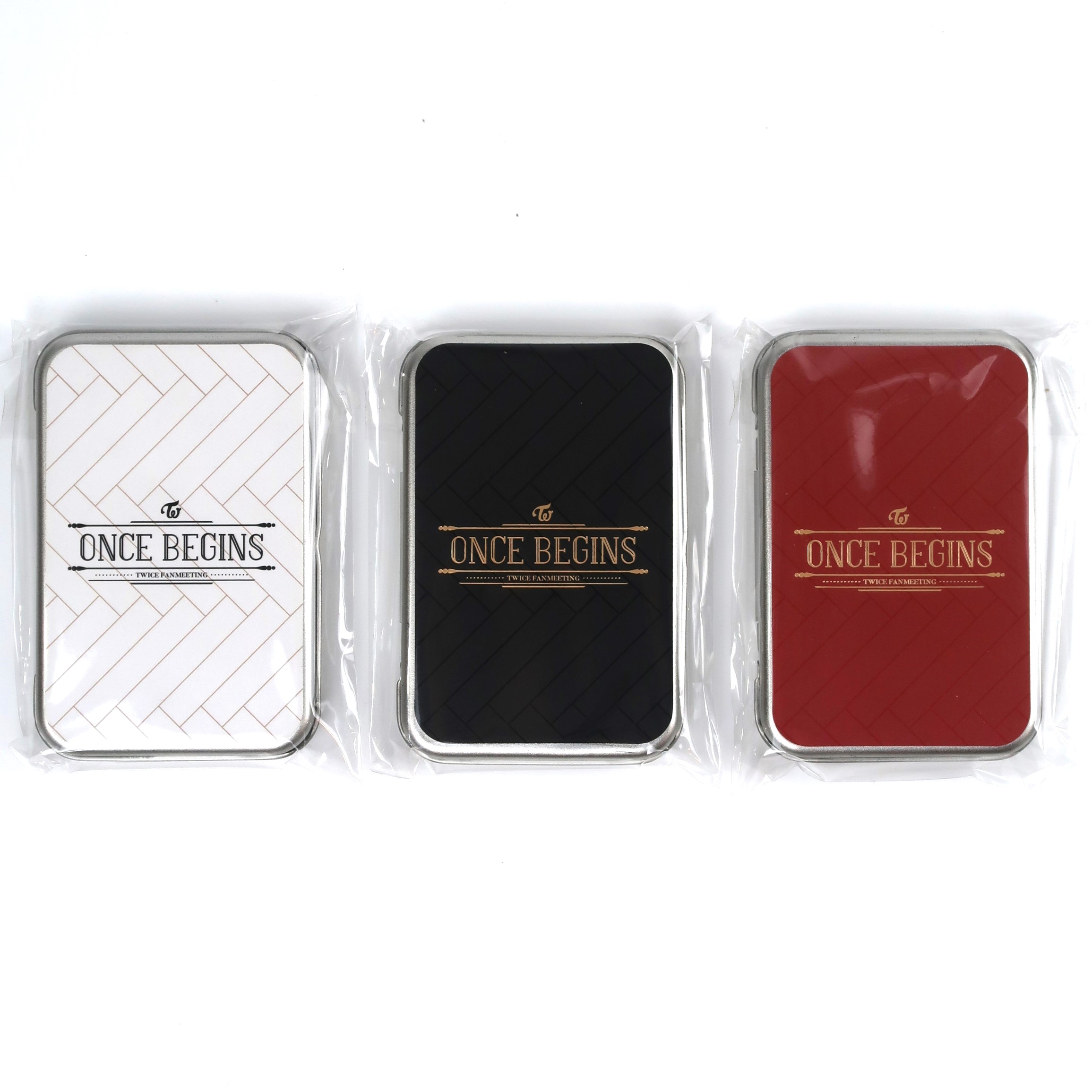 Twice Once Begins Photocard Set Tin Box A B C