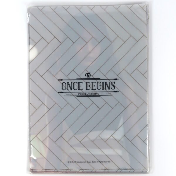 Twice Once Begins Fanmeeting L-Holder Set A Unused 2017