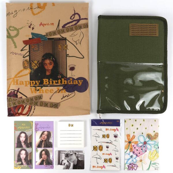 Happy Birthday Whee In Pouch Set Photocard Mamamoo Official Goods
