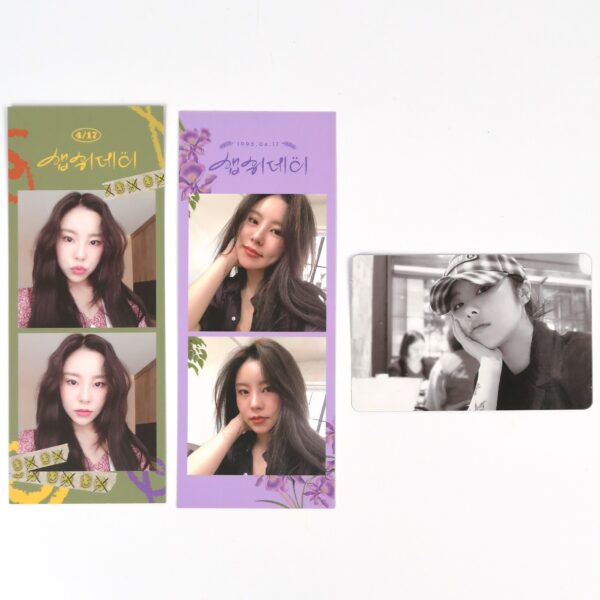Happy Birthday Whee In Pouch Set Photocard Mamamoo Official Goods