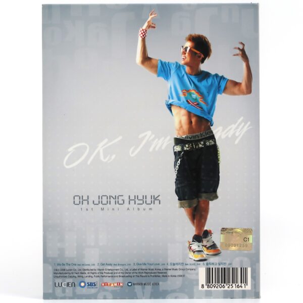 IMG_0181 Oh Jong Hyuk - Ok I'm Ready CD Mini Album K-Pop 2008 Click-B