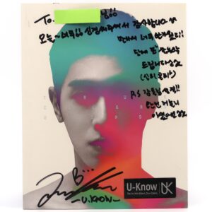 U-Know - True Colors 1st Mini Album Signed + Message CD Promo K-Pop 2018 TVXQ