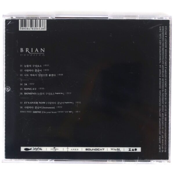 Brian - Unveiled CD Album 2011 K-Pop Korea