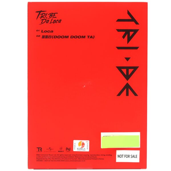 Tri.be - Da Loca Signed Autographed CD Album K-Pop Korea 2021