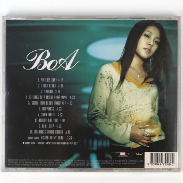 BoA - Miracle Special Album Compilation CD K-Pop 2002 SM