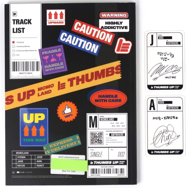 Momoland - Thumbs Up CD Single Album Ahin & Jane PCs Promo K-Pop 2019