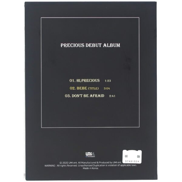 Precious - Bebe Debut Album Single Promo CD 2020 K-Pop Let It Shine
