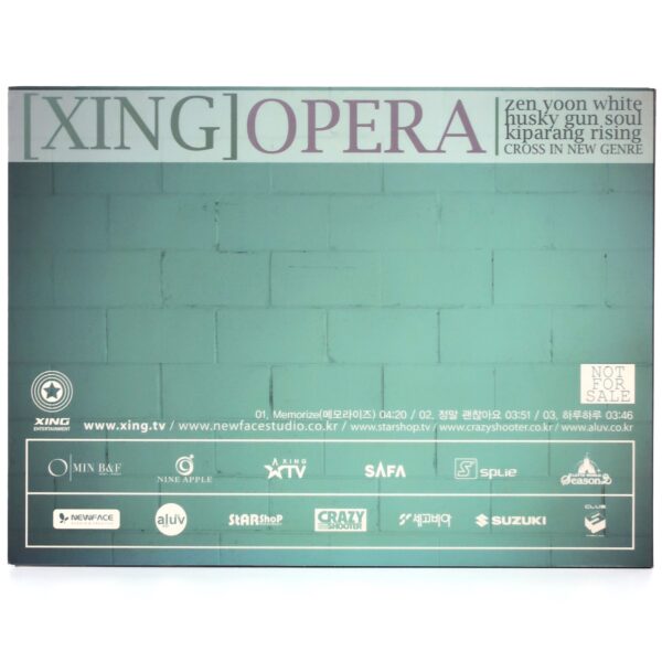 IMG_3611 Xing Opera - Memorize Single Album Promo CD K-Pop 2008