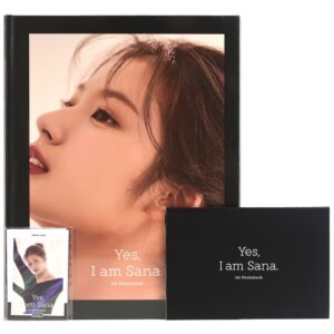 Twice Yes, I am Sana 1st Photobook Black Version + Postcards + Photocards 2021