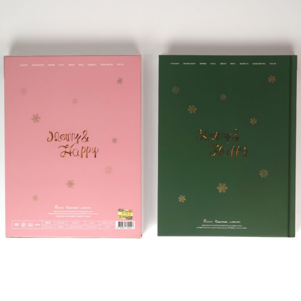 Twice - Merry & Happy Monograph Photobook + DVD + Photocards 2018