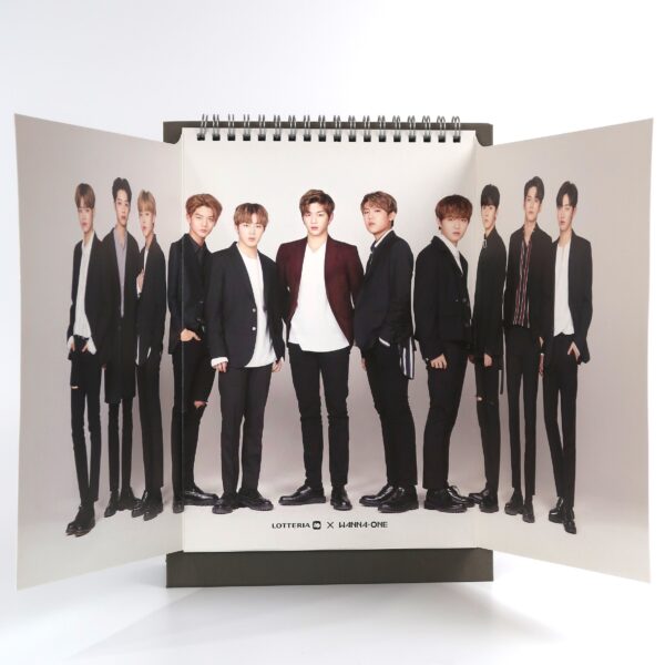 Lotteria x Wanna One 2018 Desk Calendar K-Pop