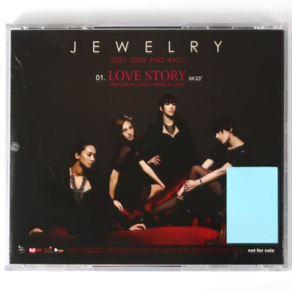 Jewelry - 2001-2009 End And... Love Story Single CD Album Promo K-Pop 2009
