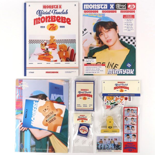 Monsta X Official Fanclub Monbebe 7th Fanclub Goods Set