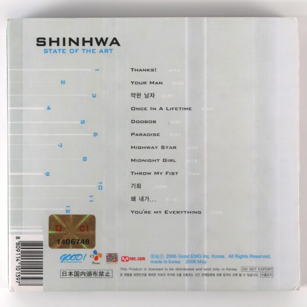 Shinhwa - State of the Art Album Digital Disc Player 2006 Early K-Pop