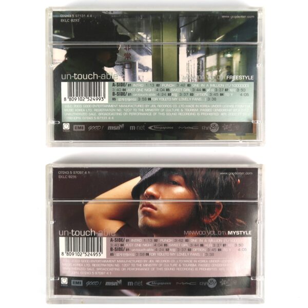 IMG_6792 Minwoo - Un-touch-able Cassette Tape Set Freestyle +Mystyle Ver. Shinhwa K-Pop M