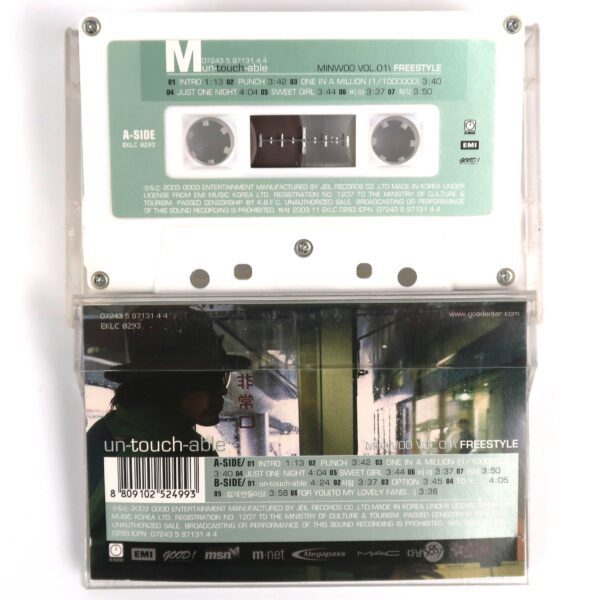 IMG_6795 Minwoo - Un-touch-able Cassette Tape Set Freestyle +Mystyle Ver. Shinhwa K-Pop M