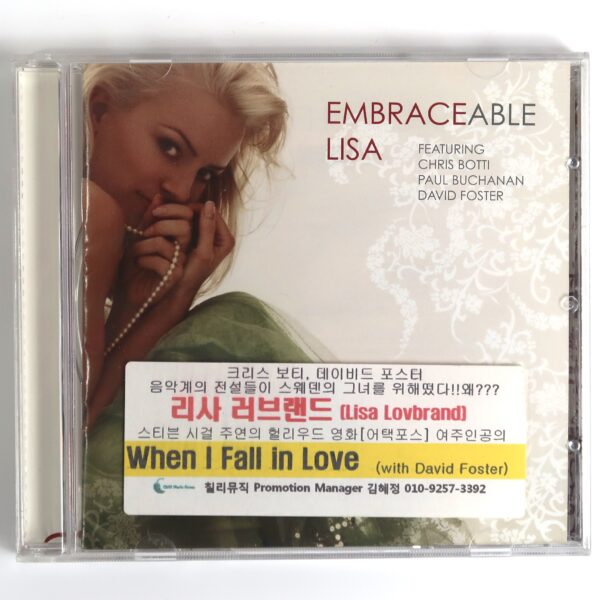 IMG_6982 Lisa Lovbrand - Embraceable CD Album Korean Promo Korea