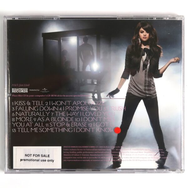 IMG_6995 Selena Gomez & The Scene - Kiss & Tell CD Album Korean Promo Korea