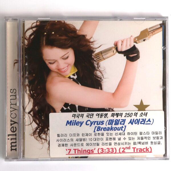 Miley Cyrus - Breakout CD Album Korean Promo Korea