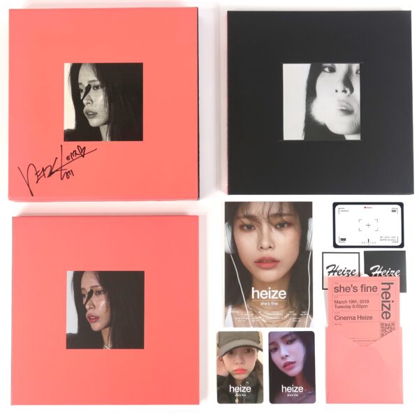 Heize - She's Fine Signed Autographed CD Album Promo K-Pop 2019