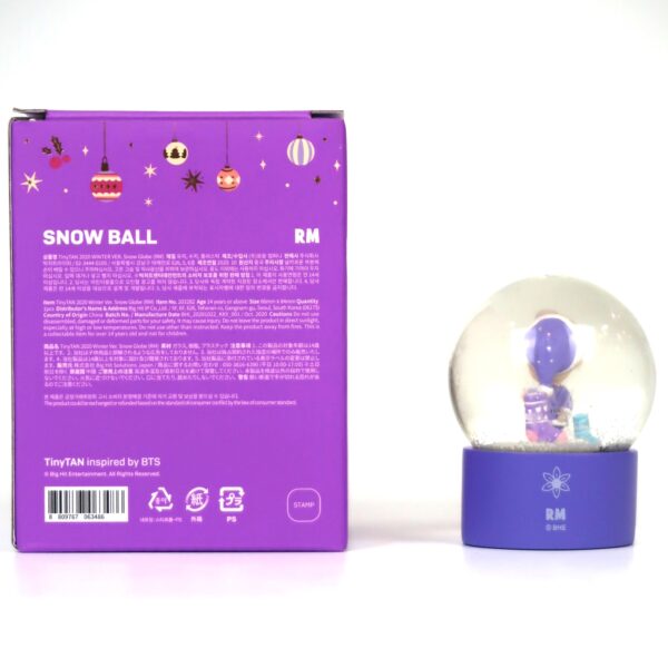 BTS TinyTAN RM Snow Ball 2020 Official Goods Big Hit