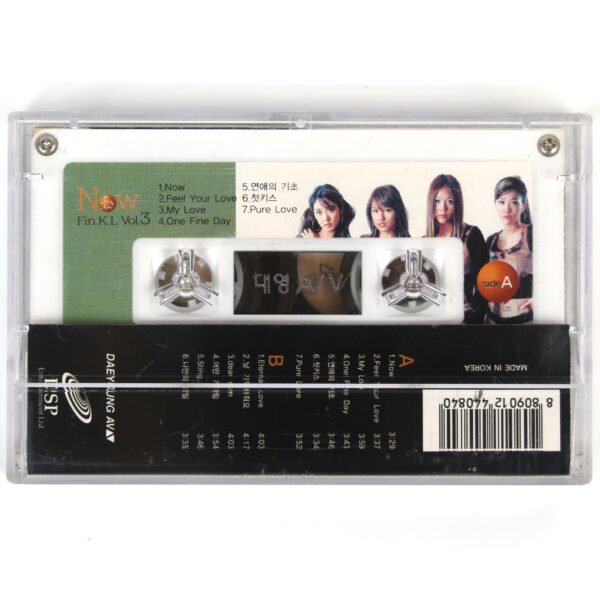 Fin.k.l - Now Album Cassette Tape 90s K-Pop 2000