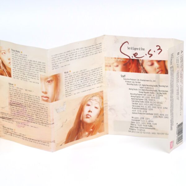 S.E.S - Love Album Cassette Tape 90s K-Pop 1999 SM [damage, read]