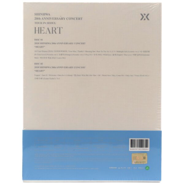 Shinhwa - Heart 20th Anniversary Concert Twenty All Your 2018 Blu-Ray Sealed