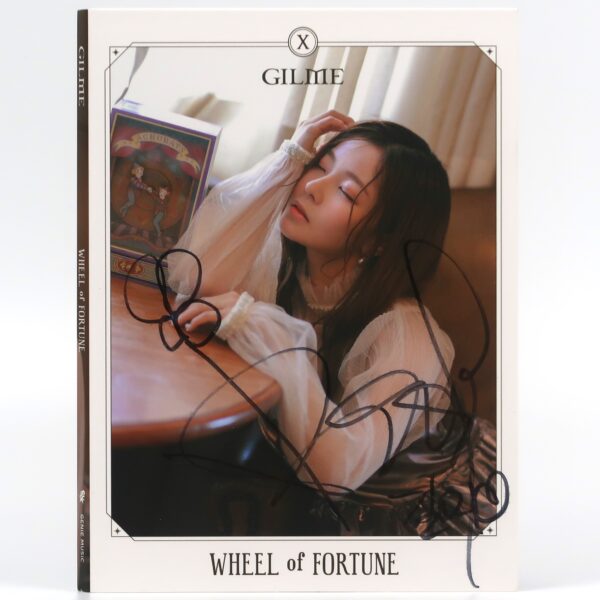 Gilme - Wheel of Fortune Signed Autographed Promo Single Album 2019 K-Pop Clover