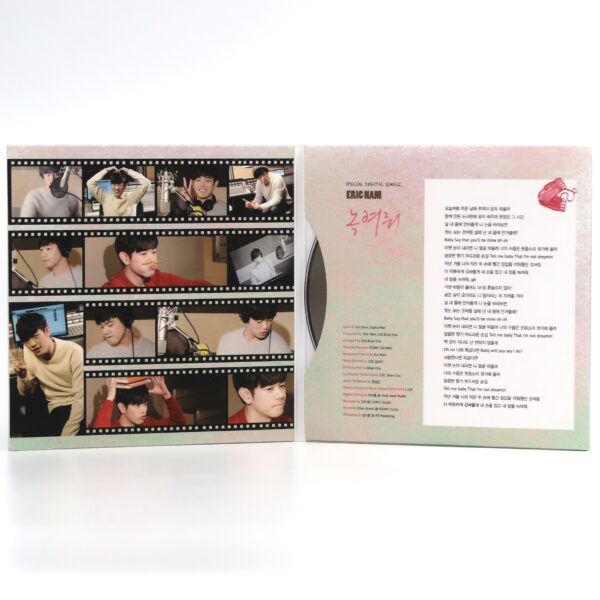 IMG_1439 Eric Nam - Melt My Heart Signed Autographed Single Album CD Promo 2014